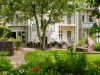 Blick ins Garten und Auenwald Hotel Aussenansicht
